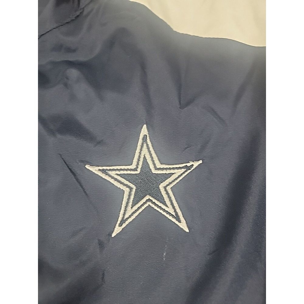 NFL Dallas Cowboys‎ Full Zip Windbreaker Blue Jacket Size XL - Picture 3 of 13
